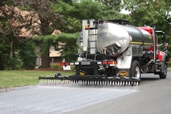 Delta Mist penetrates pavement to soften the asphalt binder and bind it to aggregates.