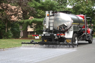 Delta Mist penetrates pavement to soften the asphalt binder and bind it to aggregates.
