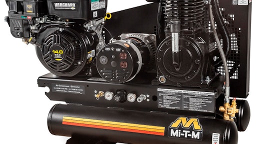 Mi-T-M 8-Gallon Air Compressor-Generator with Vanguard Engine
