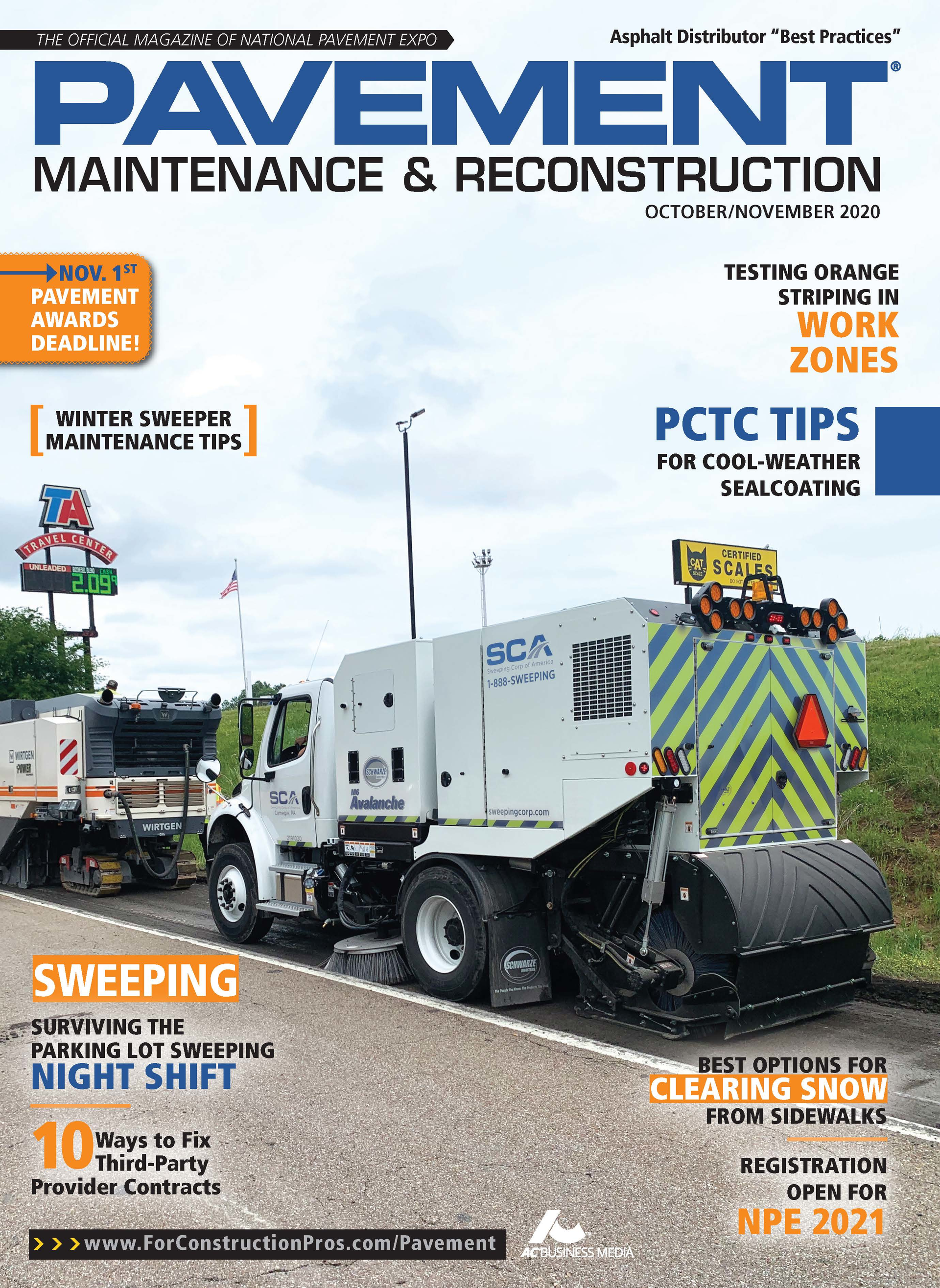 Pavement Maintenance & Reconstruction October/November 2020