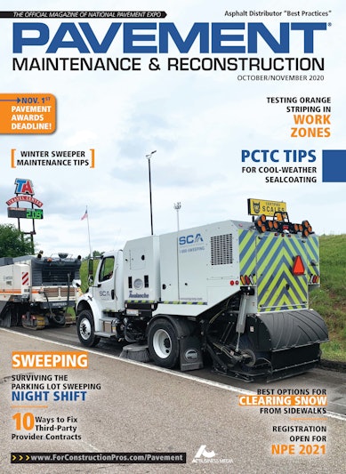 Pavement Maintenance & Reconstruction October/November 2020