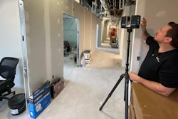 3D scanners spin in a 360-degree radius to analyze every tiny detail of the construction site.