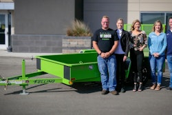 Pictured L-R: Kevin Athmann, Brenda Jennissen, Bonnie Radjenovich, Marisa and Adam Seifert.
