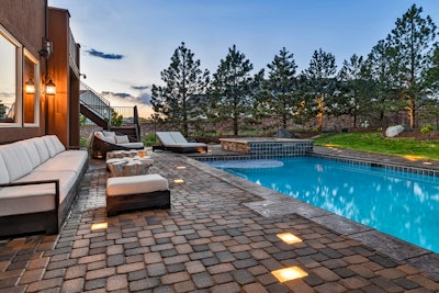 Hardscape Photo Contest Third Place Plaza Stone Pavers