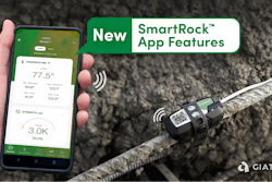 SmartRock Wireless Temperature and Strength Sensor and App for Concrete