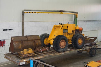 Shown is the historic LSL 1500 prior to restoration.