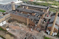O’Rourke Wrecking Company abates and demolishes the former United States Playing Card Company world headquarters.