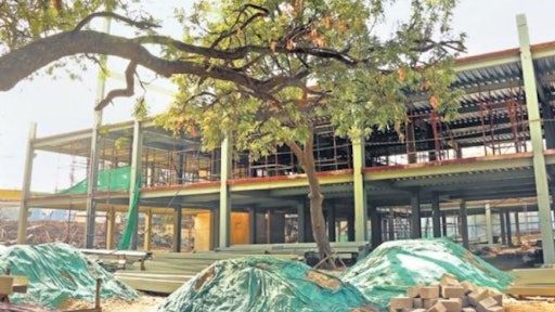 New Dehli, India is using advanced construction technology to reduce jobsite pollution.