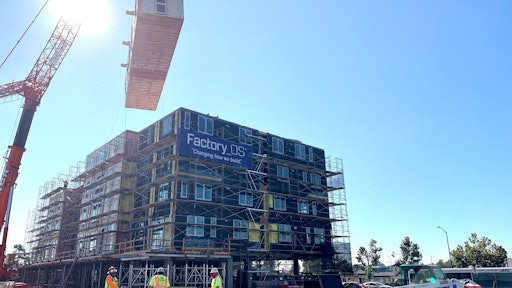 Building nearly 1000 units to date, Factory_OS creates multifamily housing using off-site factory construction that delivers high-quality housing faster and at lower costs. The Mayfair is one example, built in El Cerrito, Calif., with 156 units at a rapid transit system station.