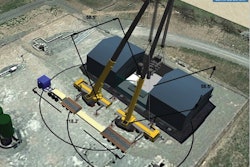 Mansfield Crane Service Corp., Mansfield, Pennsylvania, was a finalist in the 2018 Lift Plan of the Year competition. The company used 3D Lift Plan as a visual tool to show a two-crane lift plan to both the customer and company staff.