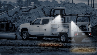 8 New LED Utility and Work Lights from Optronics - on truck