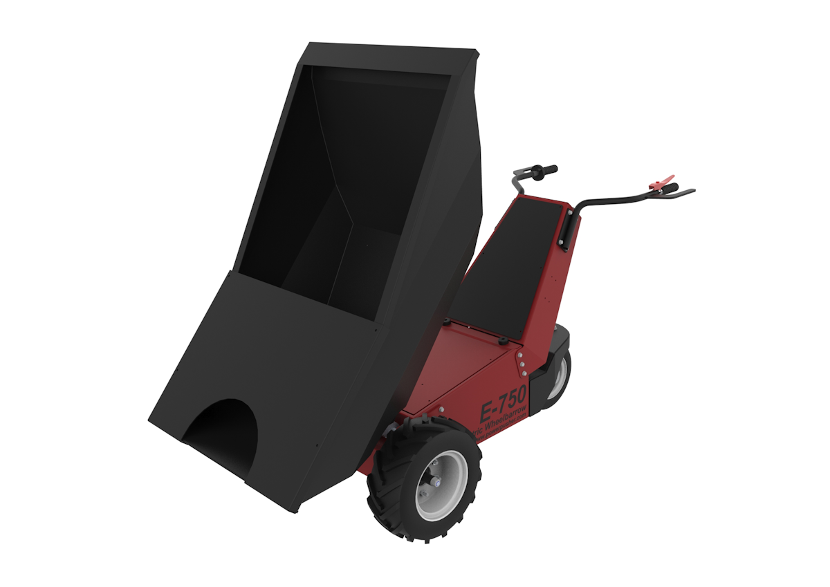 E750 Electric Wheelbarrow From Power Pusher, Division of NuStar, Inc