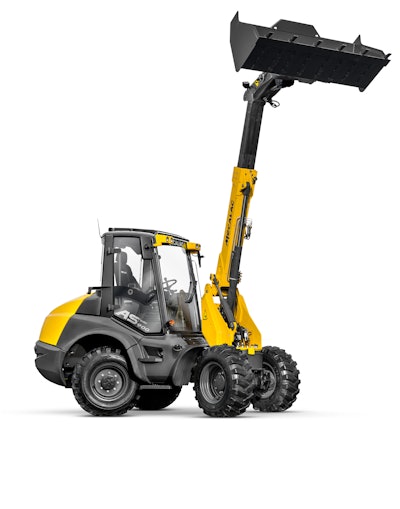 The Mecalac AS900tele Swing Loader