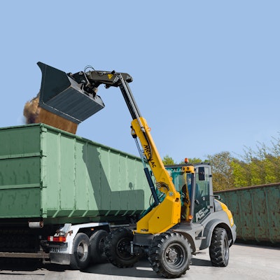 The Mecalac AS900tele Swing Loader