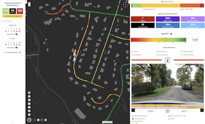 HD-PCI produces a condition rating with more objective data (derived from machine learning algorithms) and factors in the density and severity of each distress present for every square foot of roadway across an entire road network.
