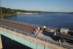 PoreShield Being Applied to a Bridge in Indiana