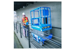 Lightweight low-level scissor lifts with a compact footprint, such as Genie's GS-1330m, can tackle applications once historically done only by manually propelled models.