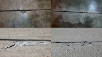 Concrete Ravelling Due to Incorrect Cutting