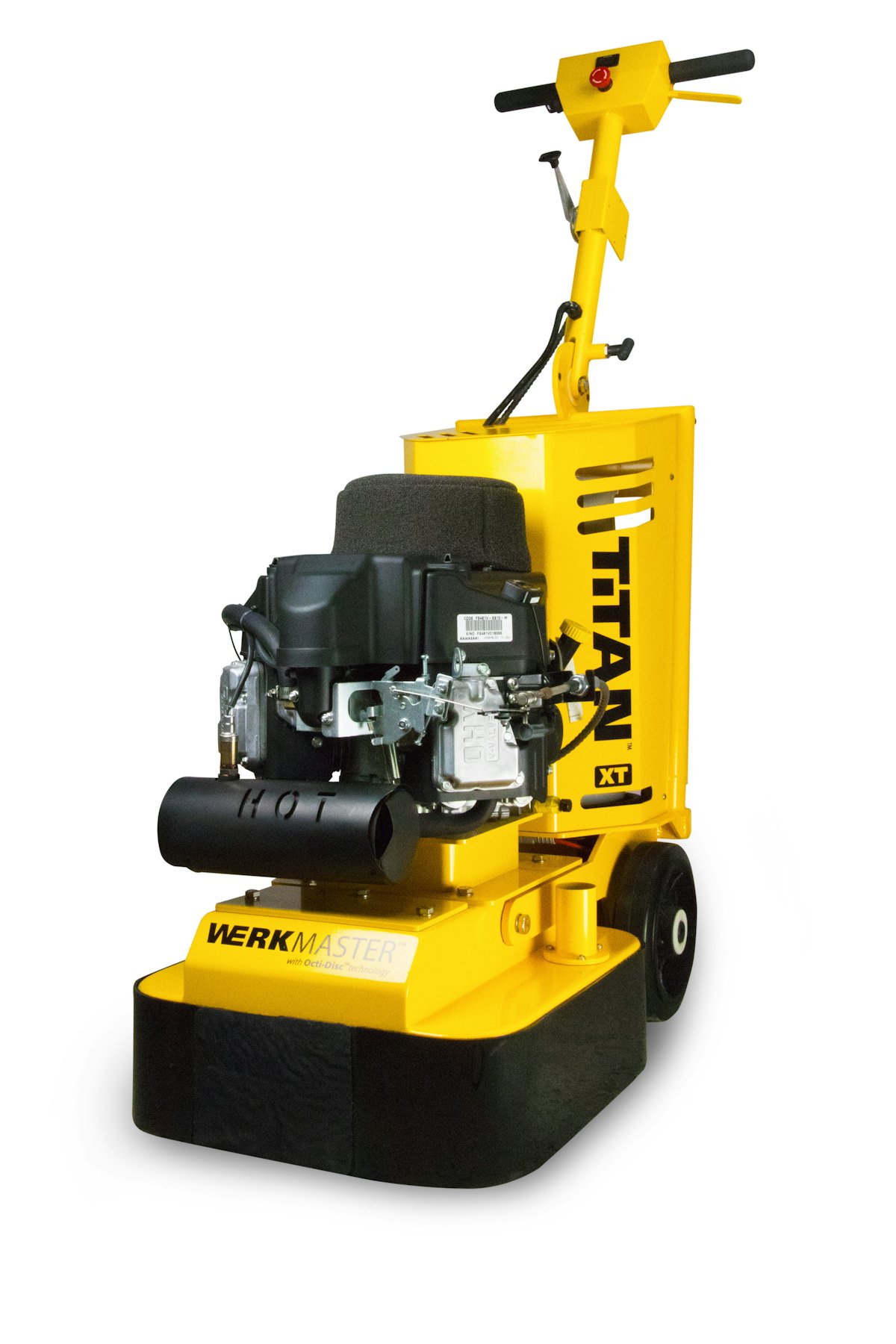 The Titan XT PropanePowered Concrete Surface Prep/Polish Floor Grinder