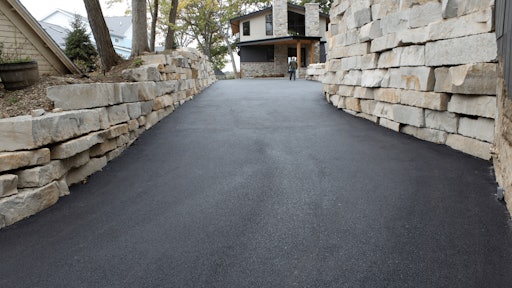Burlington Rock Tunnel Asphalt Driveway 1min