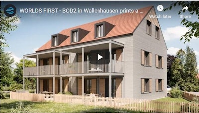 Cu 3 D Printed Apartment