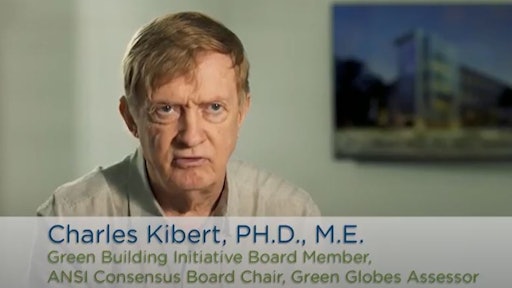 Charles Kibert, professor and director of the Powell Center for Construction and Environment at the University of Florida, was elected chair of the board of directors at The Green Building Initiative (GBI).