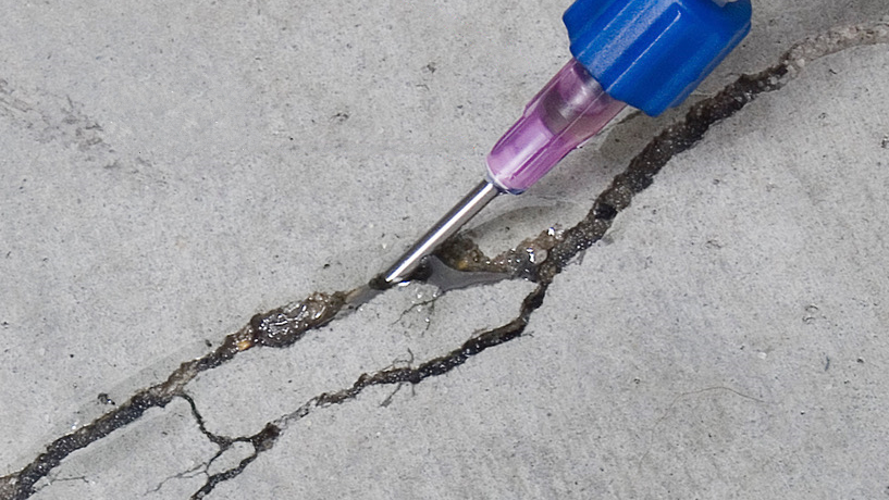 concrete slab crack repair review