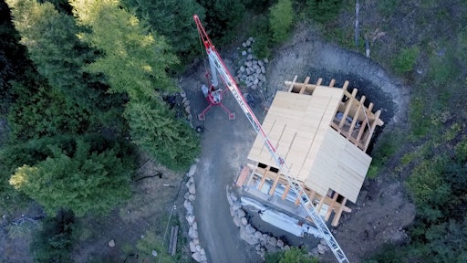 Sage Construction Delivers Time Money And Labor Savings On Recent Home Build With Potain Igo Ma 21 02