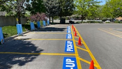 T&N Asphalt completed striping at completed at 70 different locations in seven states over 45 days and won the the 2020 Seal & Stripe: Small Job award for their work.