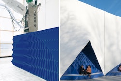 Commercial projects already deployed globally include the temporary EU building in Amsterdam.