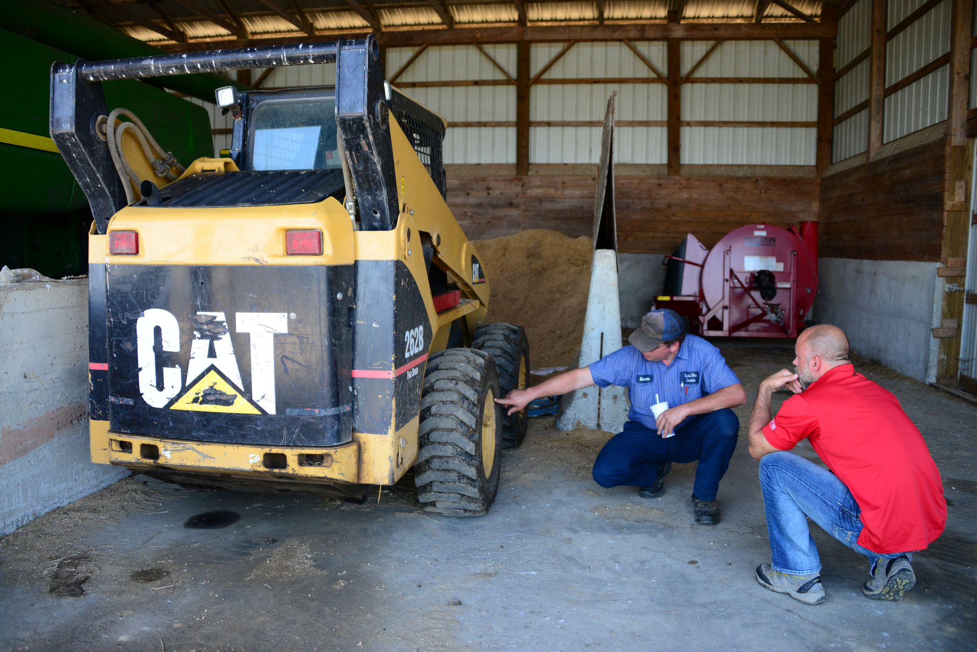 While you're inspecting the tire, be sure to look for clues about how operators are using your skid steers. Also check for uneven wear.