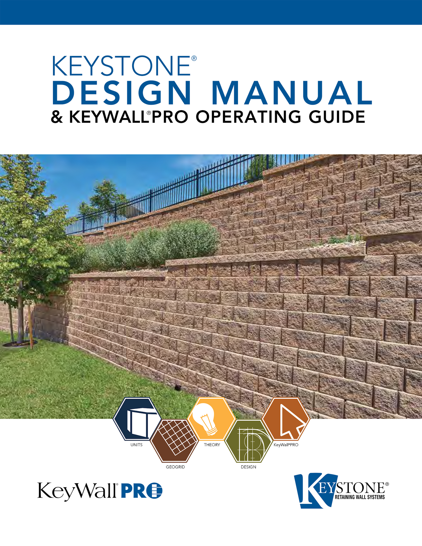 Keystone Design Manual Keywall Pro Operating Guide From Keystone Retaining Wall Systems Llc For Construction Pros