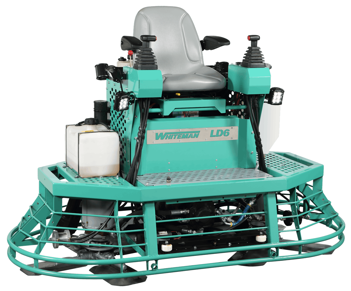 The LD6 Hydrostatic Rideon Trowel The First Fully Hydrostatic 6Foot