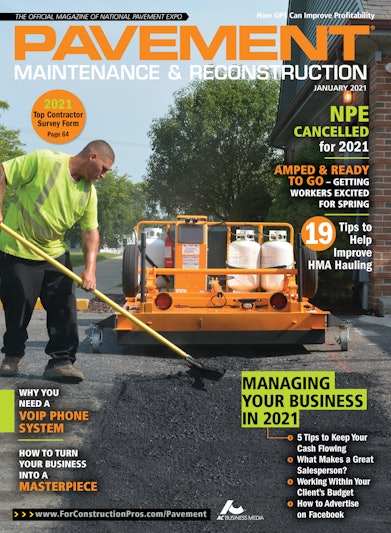 Pavement Maintenance & Reconstruction January 2021