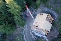 Sage Construction Delivers Time Money And Labor Savings On Recent Home Build With Potain Igo Ma 21 02