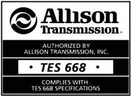 Allison is introducing a new transmission transmission fluid TES 668. It will supercede the previous specification and TES 668 products should begin appearing on the shelve soon.