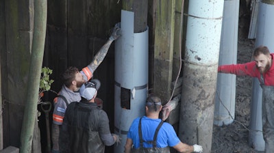 Form A Tube Forming System on Piling