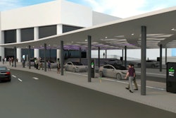 The Las Vegas Convention Center Loop offers a scalable solution with a maximum capacity at an estimated 4,400 people per direction per hour with approximately 60 autonomous Tesla vehicles.