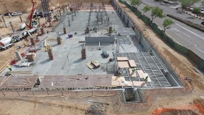 Drone remote construction sites