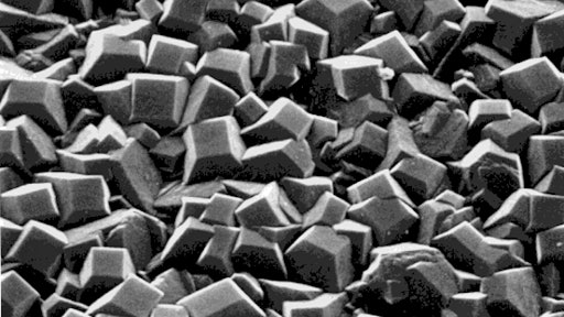 Diamond abrasive close up