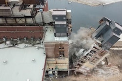 Months of work and coordination with the crew, site superintendent, engineer and safety department took place before the first fellings.