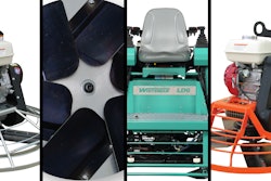 From left to right: the MBW F46 Walk-Behind, the Kipper Crete KPR-11.5-CP Pan, the Multiquip LD6SL, and MBW F36.