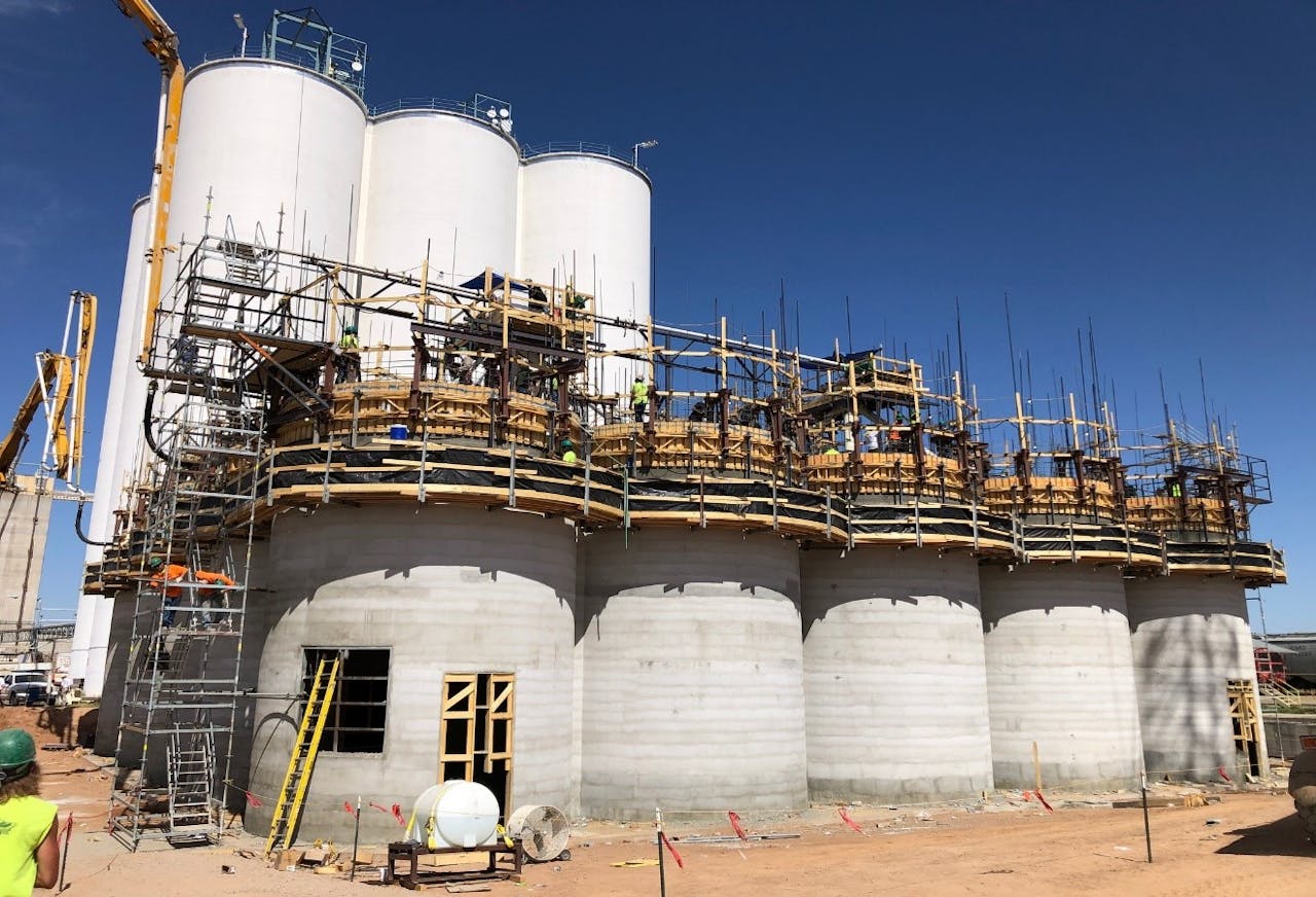 Slipform Silos