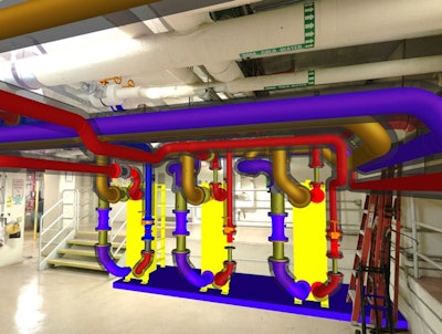 DJM mechanical pipe model