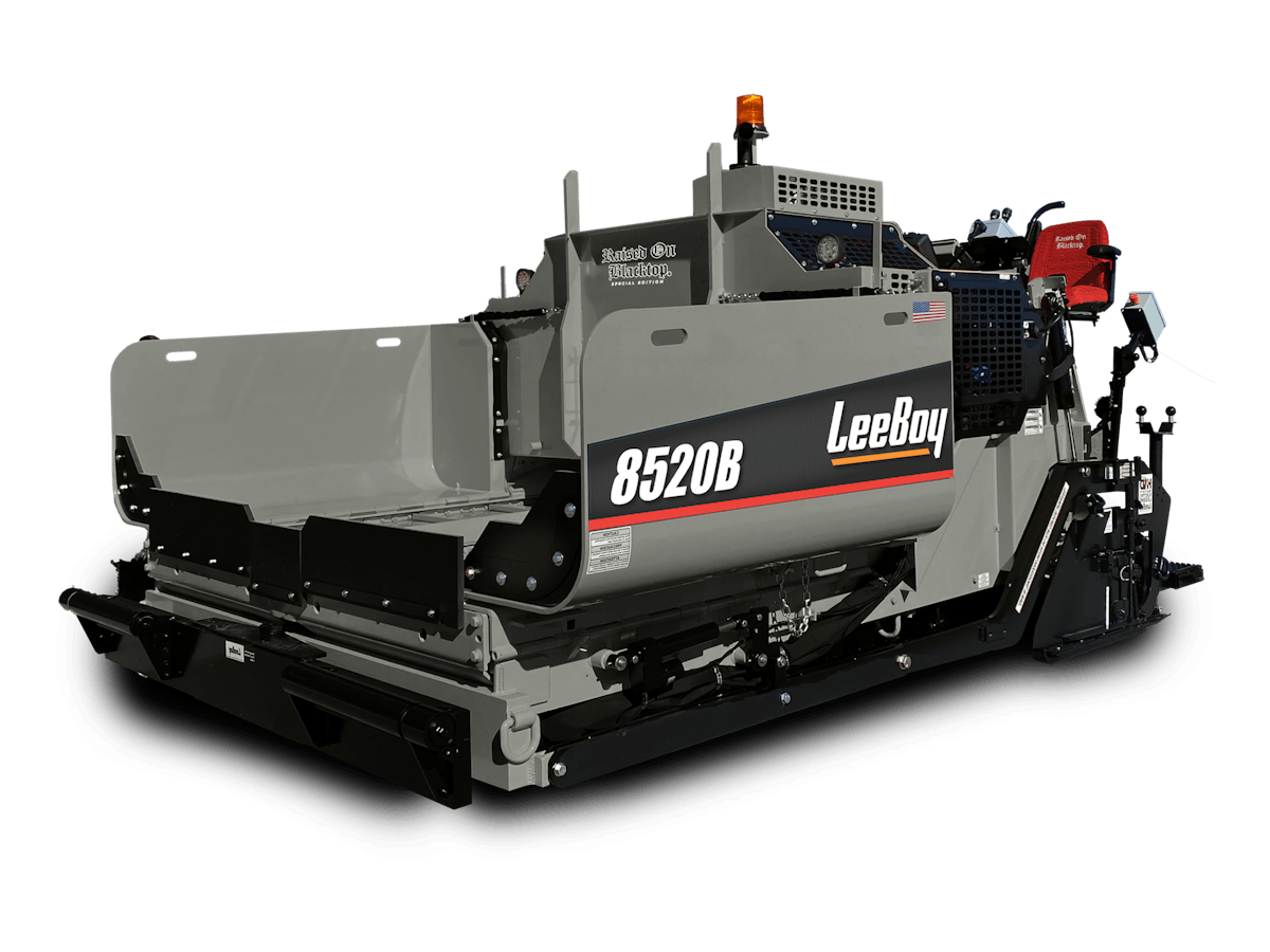LeeBoy Unveils Special Edition Raised on Blacktop 8520B LeeBoy Unveils Special Edition Raised on Blacktop 8520B