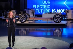 GM CEO Mary Barra explains the automaker's plan for an all-electric product line by 2035 in pursuit of becoming carbon neutral by 2040.