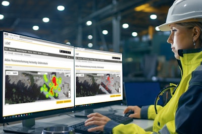 The incident map displays the risk zones and potential sources of danger on the site. The operator can use this to take measures to prevent accidents and increase safety.
