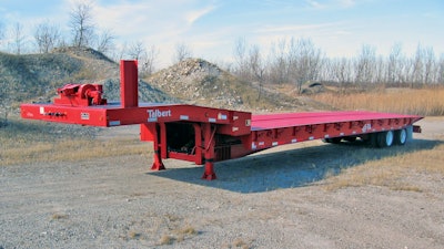Trailers offering double keyhole tie-down slots on top of the outside beams and recessed in the center of the main deck offer increased flexibility.
