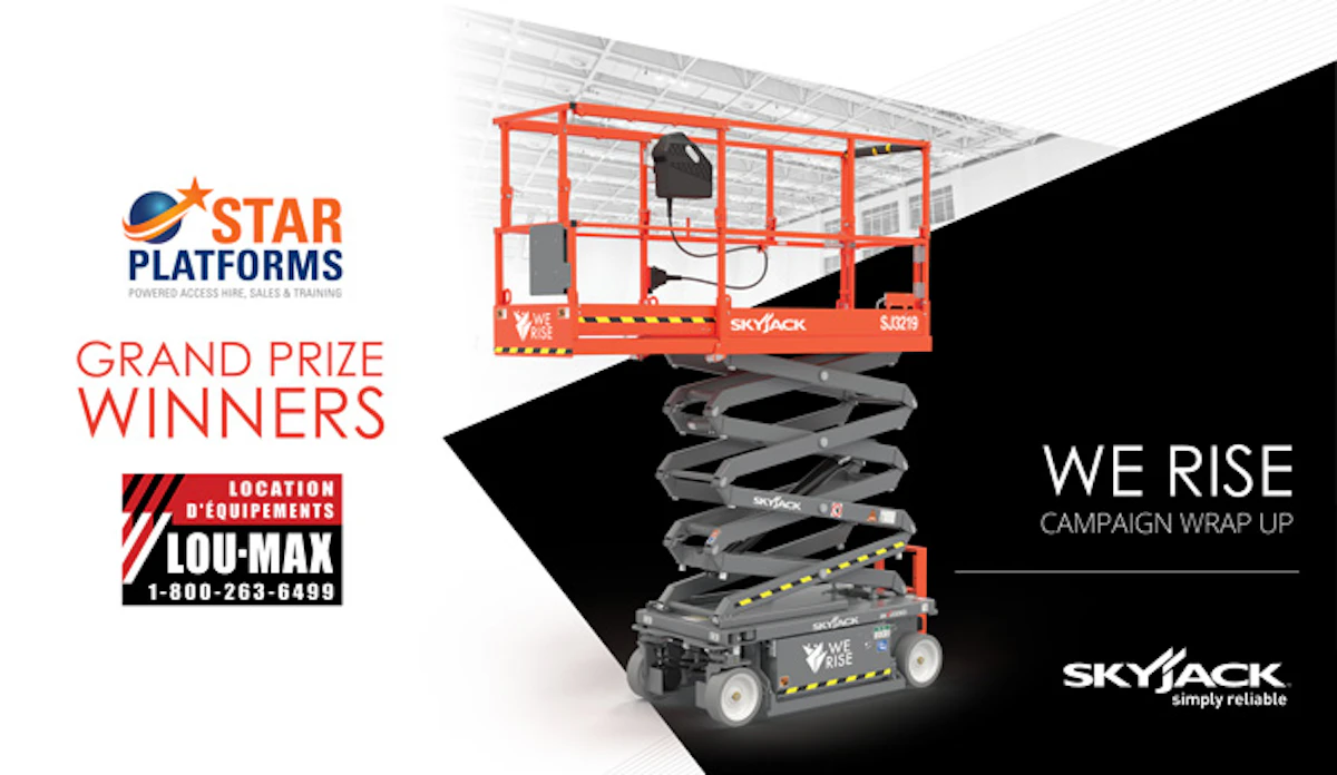 Skyjack Announces WE RISE Campaign Winners - Vimarsana News