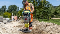 Rammers deliver a high impact force making them an excellent choice for cohesive and semi-cohesive soils.